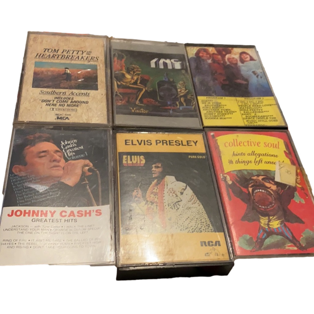 Vintage Rock Cassette Tapes